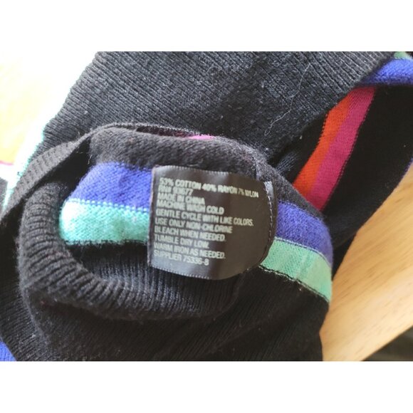 Worthington Womens Sweater 3X Plus Long Sleeve Pullover Cotton Blend STR20E - Picture 7 of 7